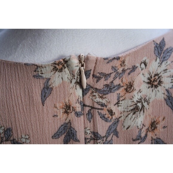 Alter’d State Feminine Floral wrap short sleeve Boho Dress Romantic Fairy Sz L - Picture 8 of 12